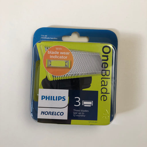 Philips Norelco OneBlade Replacement Blade, 3 Pack - QP230/80