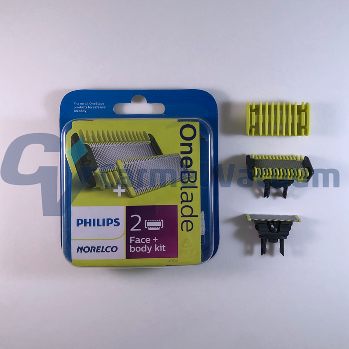 Norelco OneBlade QP620/80 Replacement Blade Face & Body Kit