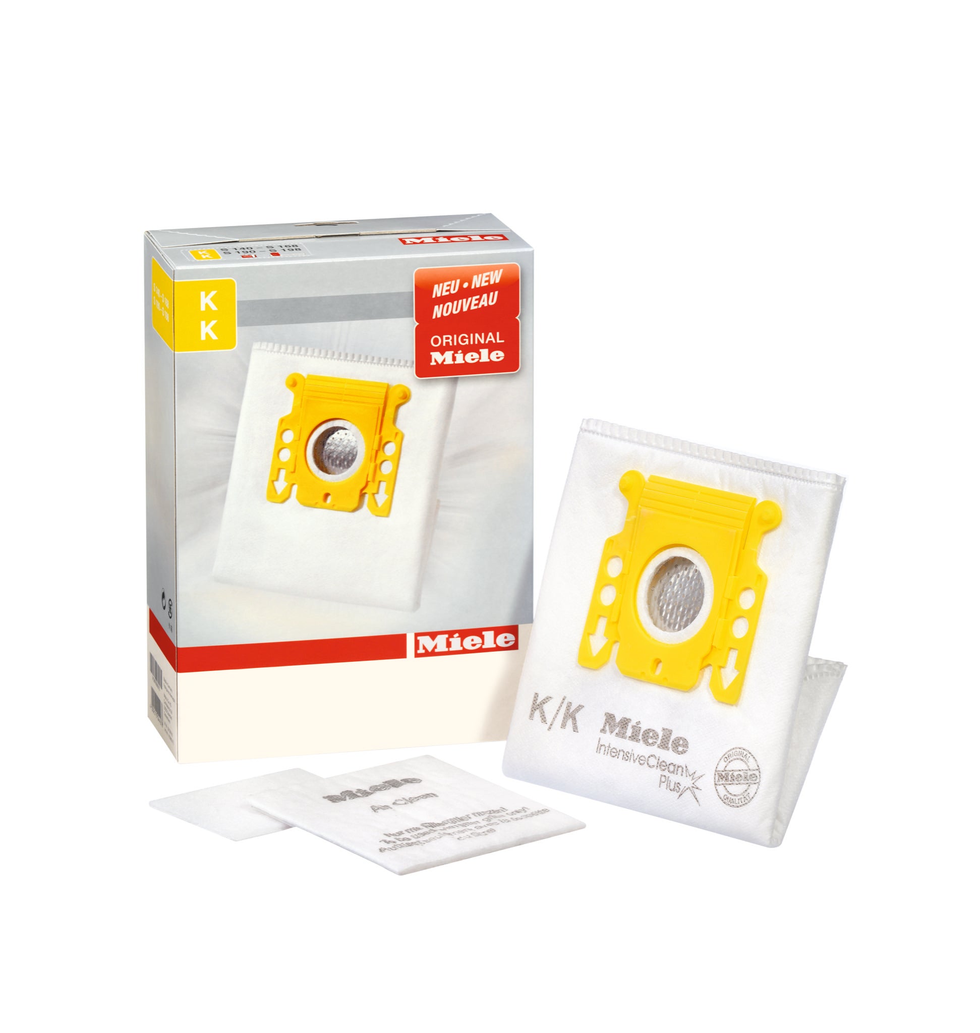 Miele AirClean 3D Efficiency Dust Bag, Type KK, 5 Bags & 2 Filters - Carmel Vacuum & Appliance