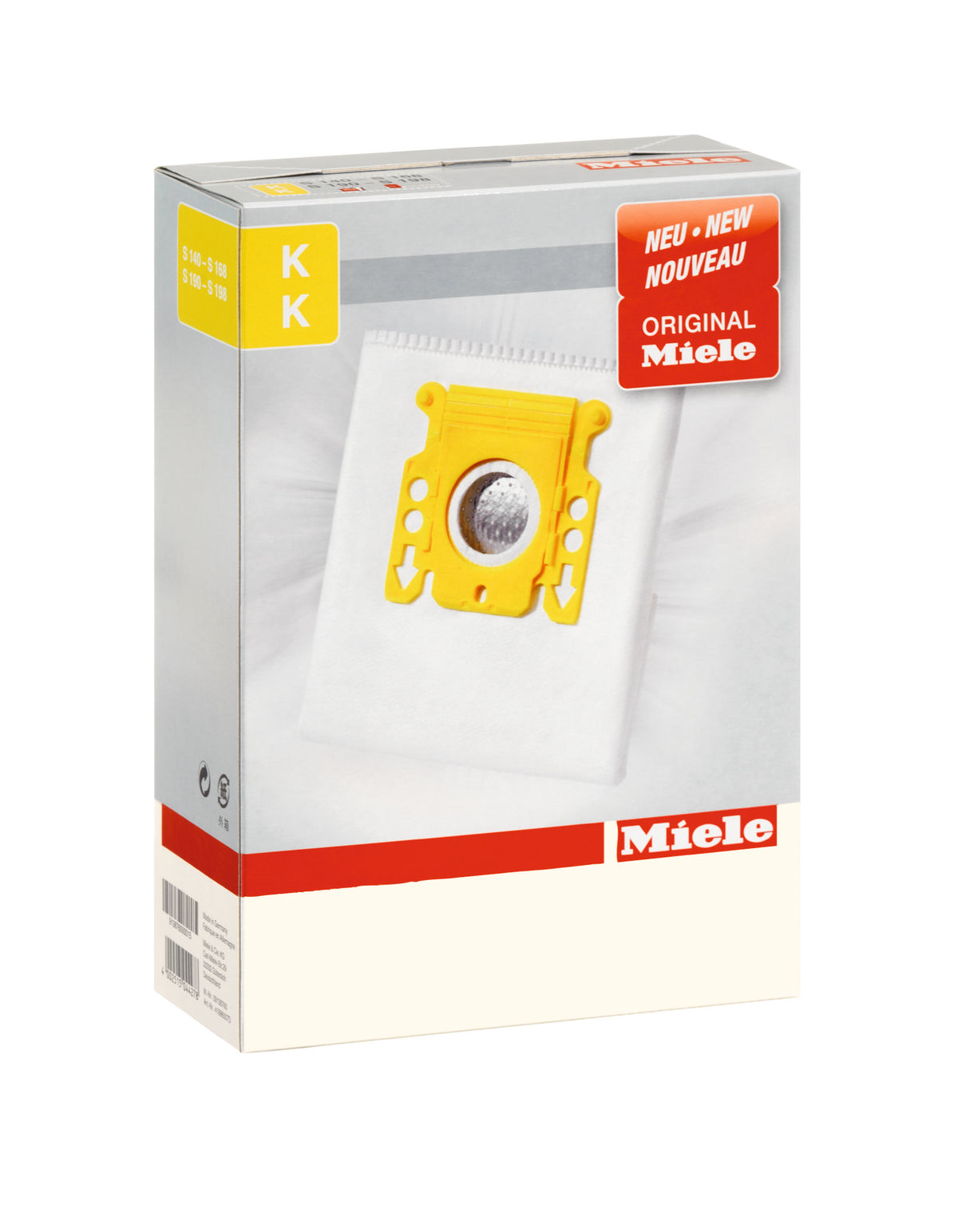  Miele GN AirClean 3D Efficiency Dust Bags for Miele Vacuum,  2-Boxes of 4 Bags & 2 Filters : Automotive